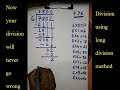 long division method | simple division method | division for kids