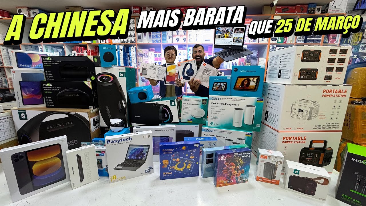 A CHINESA MAIS TEMIDA DO BRÁS! ELA ENTREGA ELETRÔNICO, UTILIDADE E FERRAMENTA MUITO BARATO!