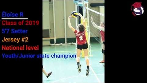 Setter - Éloise - Volleyball recruiting video