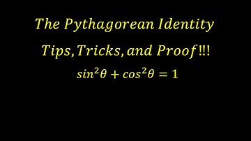 The Pythagorean Identity: Tips, Ticks, and PROOF!!!💥