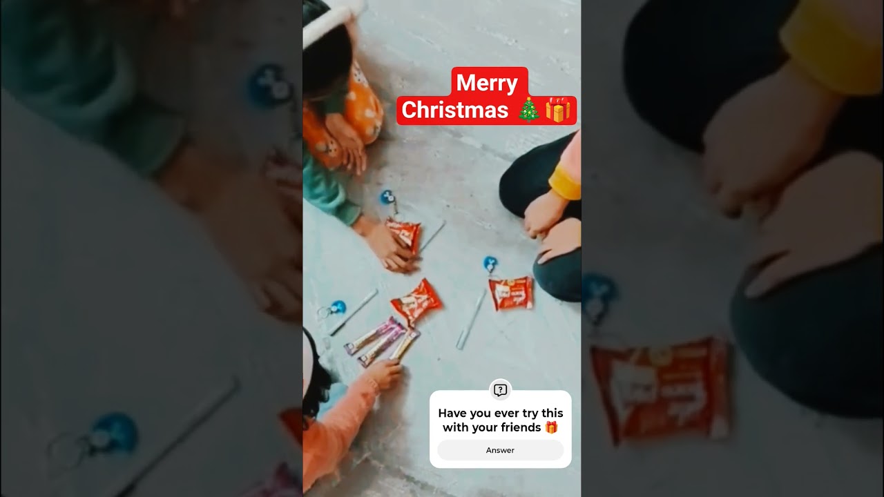 gifts 🎁 exchanging with friends on Christmas ⛄🎁#