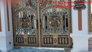 ✅ ✅ Giá cửa cổng nhôm đúc | Cổng nhôm đúc Nam Định