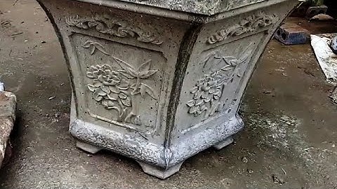 Khuôn chậu Sơn Cương   Hướng dẫn tháo khuôn lục giác 60x45 đổ úp đáy