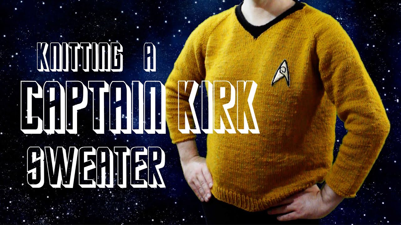 knitted star trek sweater