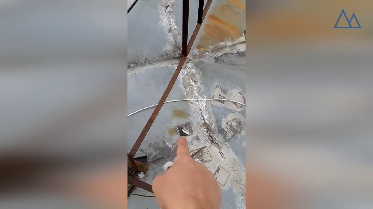 Герметизация кровли кровельным герметиком - ПромАльпСервис