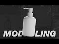 How to model a Cosmetic Bottle in Blender