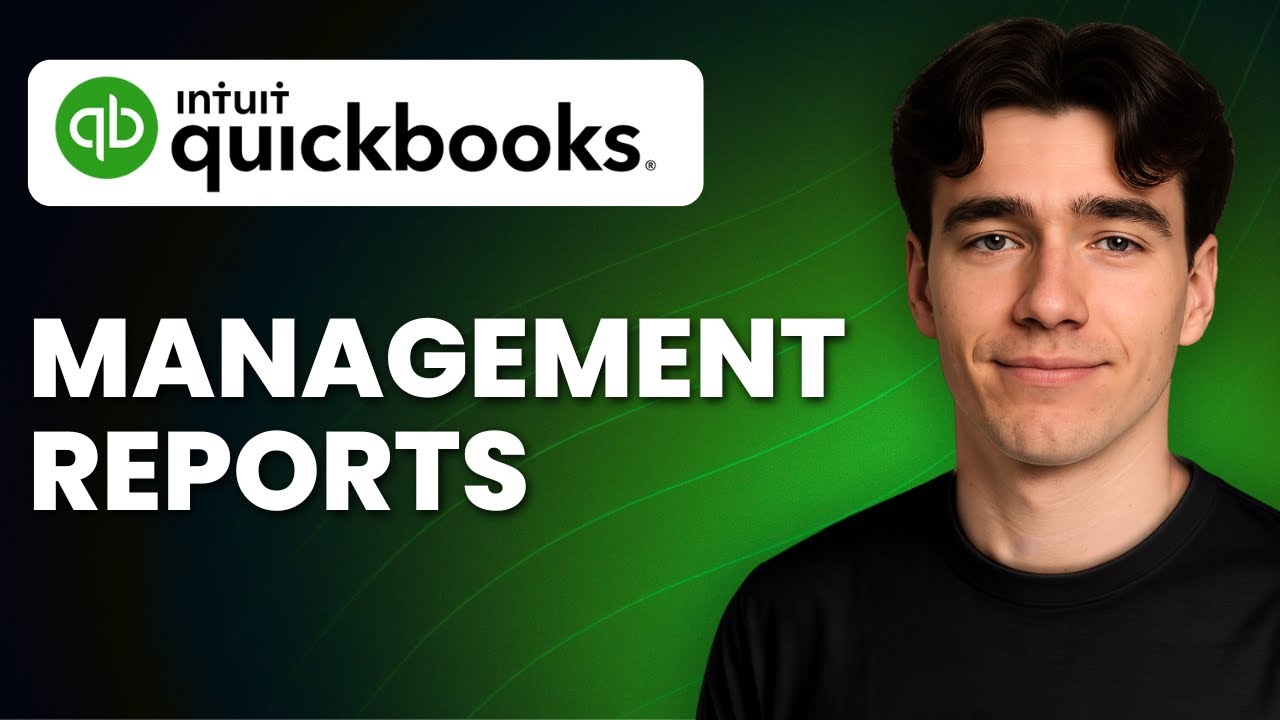 How To Use Management Reports In QuickBooks Online (Tutorial 2025 ...