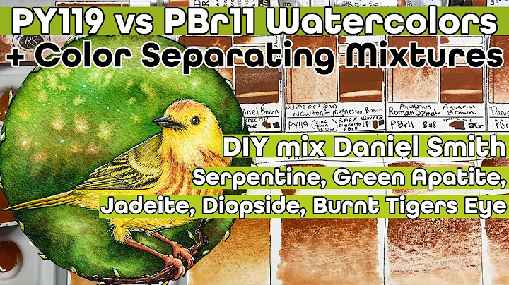 How to MIX Daniel Smith Primatek Mineral Watercolo...