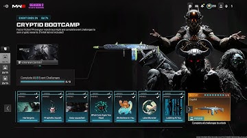 UNLOCK the MYSTERIOUS CRYPTID Blueprint! Battle Rifle & Camo Guide (MW3 All 8 Challenges)