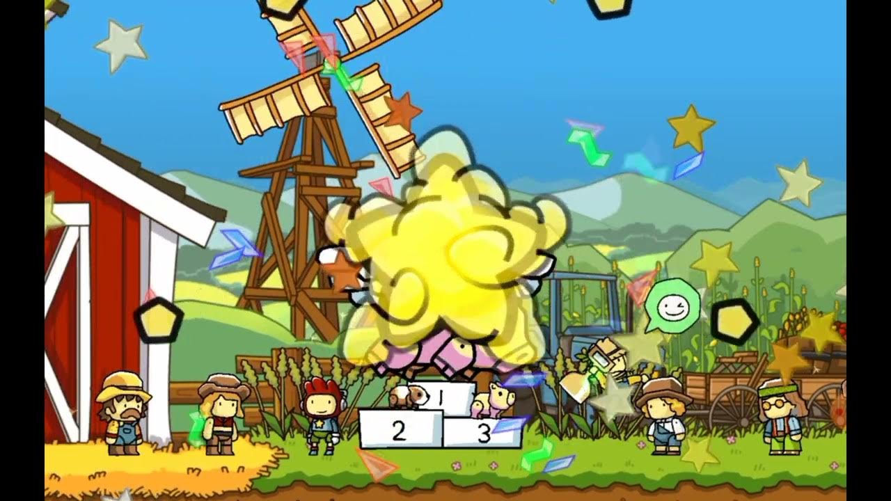 Scribblenauts Unlimited Edwin's Farm Walkthrough All Starites