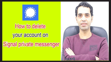 How to delete your account on signal private messenger