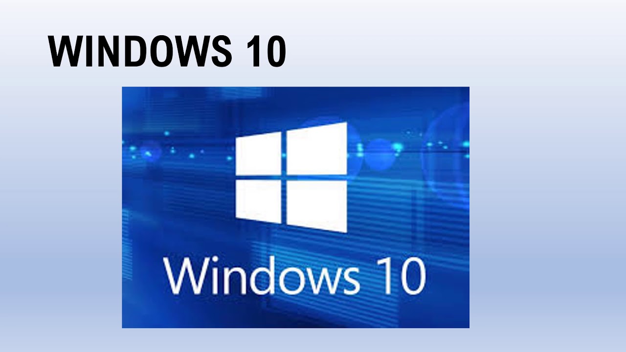 Windows 10operating System Youtube