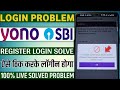 Yono login the mobile number as per bank's record is different please register using your registered