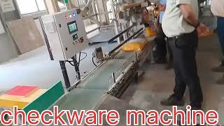 Checkware Machine, Fully Automatic Checkware Machine