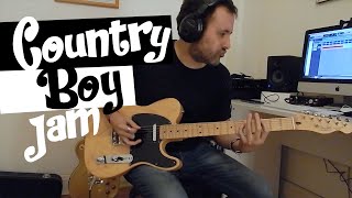 Country Boy jam | Fender Telecaster | Country guitar | Albert Lee | Ricky Skaggs