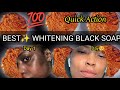 Best🏆Half Cast✨Glowy:WHITENING BLACK SOAP|Black Soap For Glowy Skin Whiten|Acne Black Soap#blacksoap