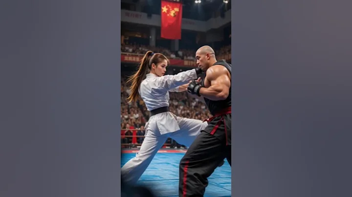 a very tough and brave woman #shortsviral #kungfu #kungfuai #kungfuchina