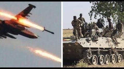 Trump Military Airstrikes Sighted on Nigerian Airspace?  as Boko Haram/ISWAP Fight Deadly 200 Dead