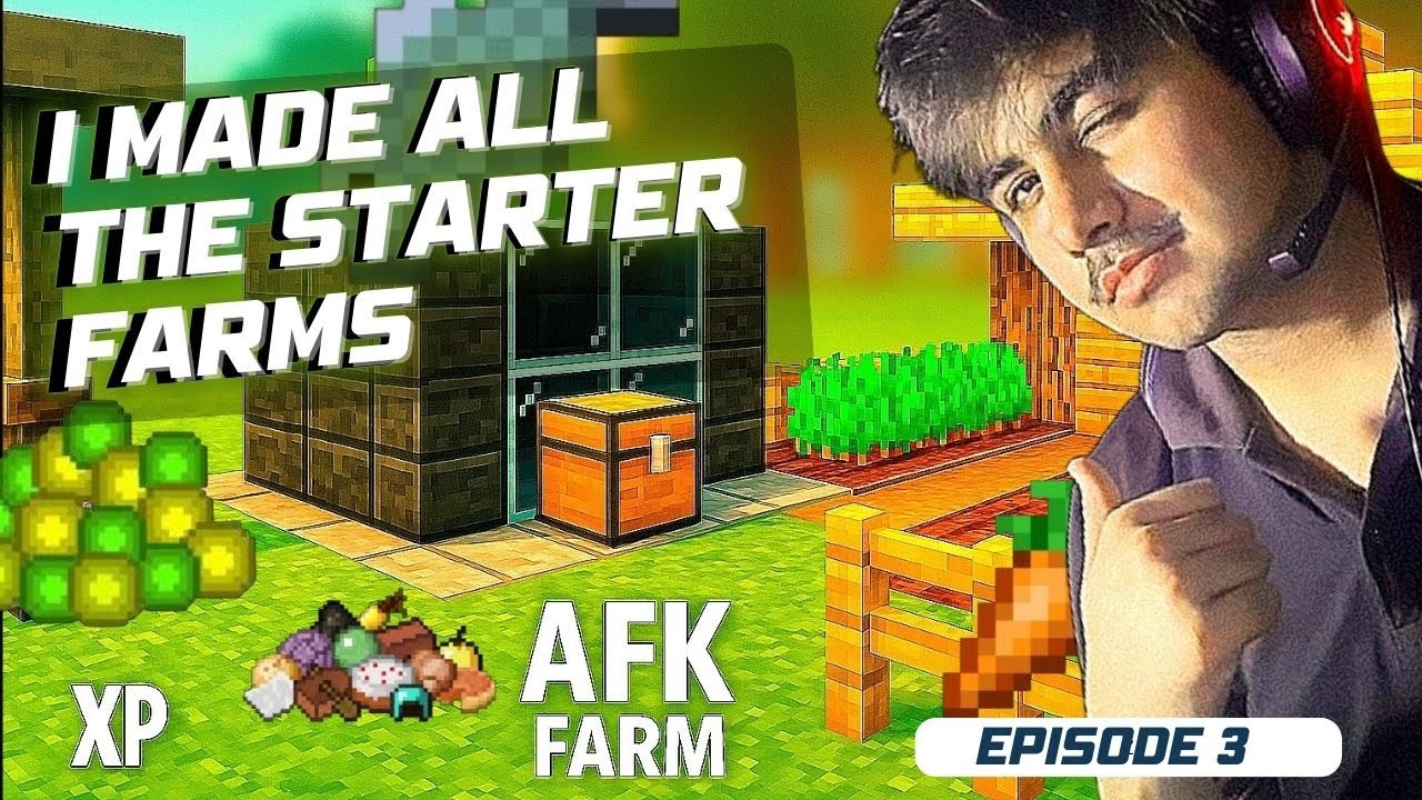 I Made All OP Starter Farms! 🔥 | Minecraft Survival EP 3 (Hinglish ...