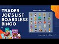 Trader Joe&#39;s List Boardless Bingo