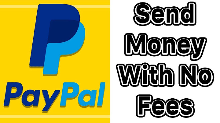 Paypal how to send money without fee