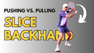 Complete SLICE BACKHAND Tennis Lesson & Progression Drills