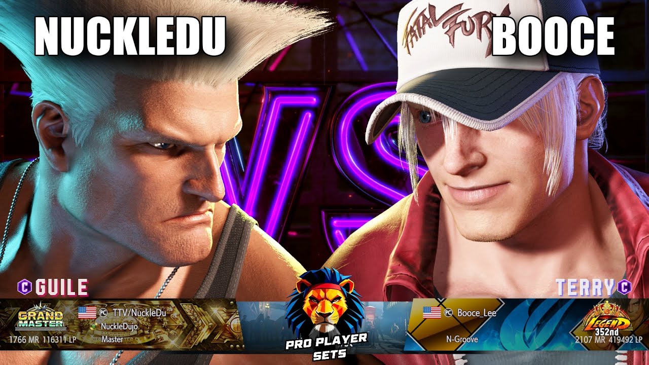 SF6 ☆ Nuckledu (Guile) VS Booce (Terry) ☆ Pro Level Set - YouTube