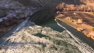 Weird ice on the Yakima River