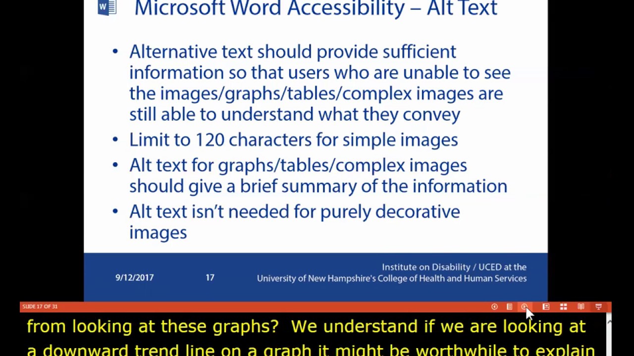 A Practical Path for Creating Accessible Documents with Microsoft Word ...