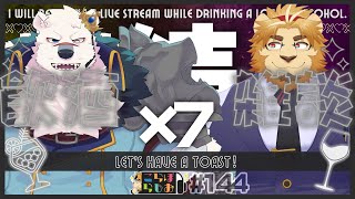 【続×7！マモルさん🍔🐻🍔とキンジ🦁🖋で】金色村こらぼらじお！#144【飲酒インタビューこらぼ！】