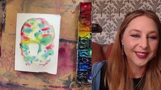 Making more holiday cards - LIVE WATERCOLOR SESSION