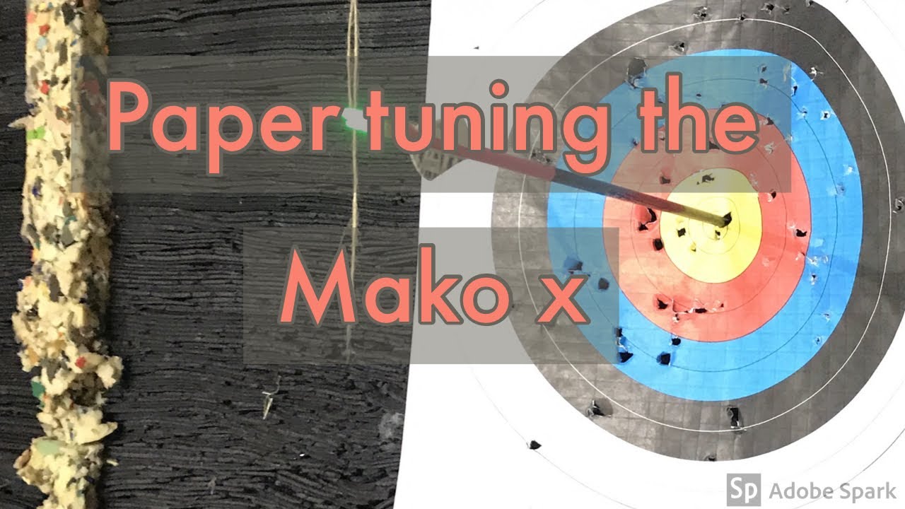 paper tuning a compound bow YouTube