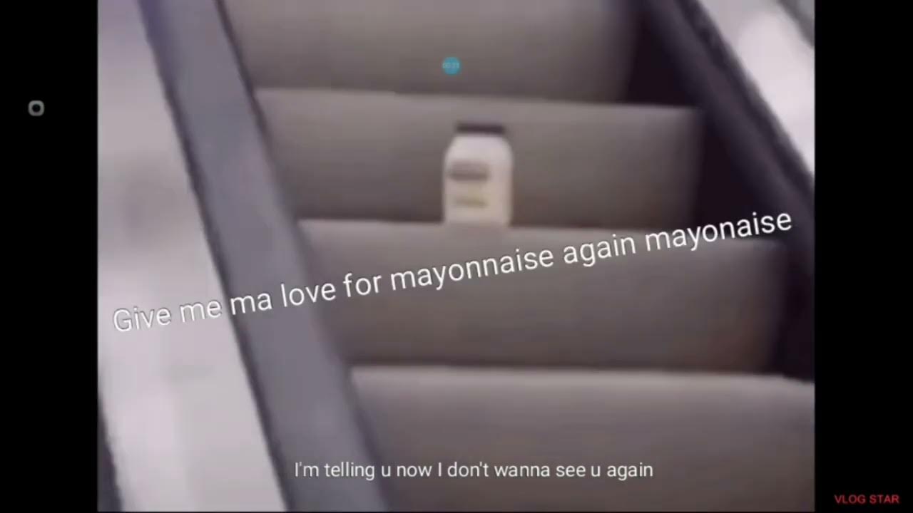 Mayonaise on an escalator (lyrics) YouTube