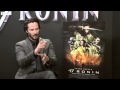 Keanu Reeves on learning to fight with a samurai sword