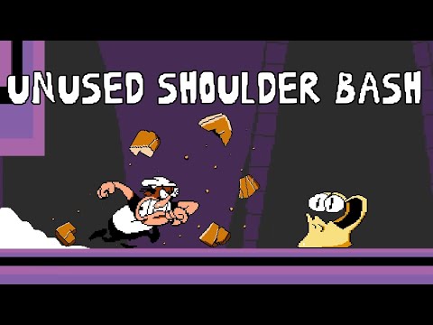 Pizza Tower April 2021 build | Unused shoulder bash move. - YouTube