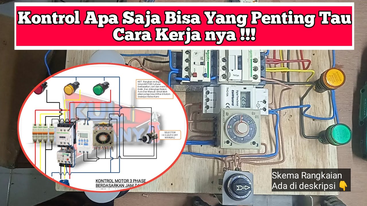 Merakit rangkaian Timer On Off || bisa untuk apa saja yang penting Cara ...