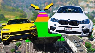 Pahalı Suv Arabalar 4 Farklı Parkurda Yarışıyor - GTA 5