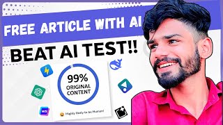 Create a FREE Article with AI Without Writing Skills