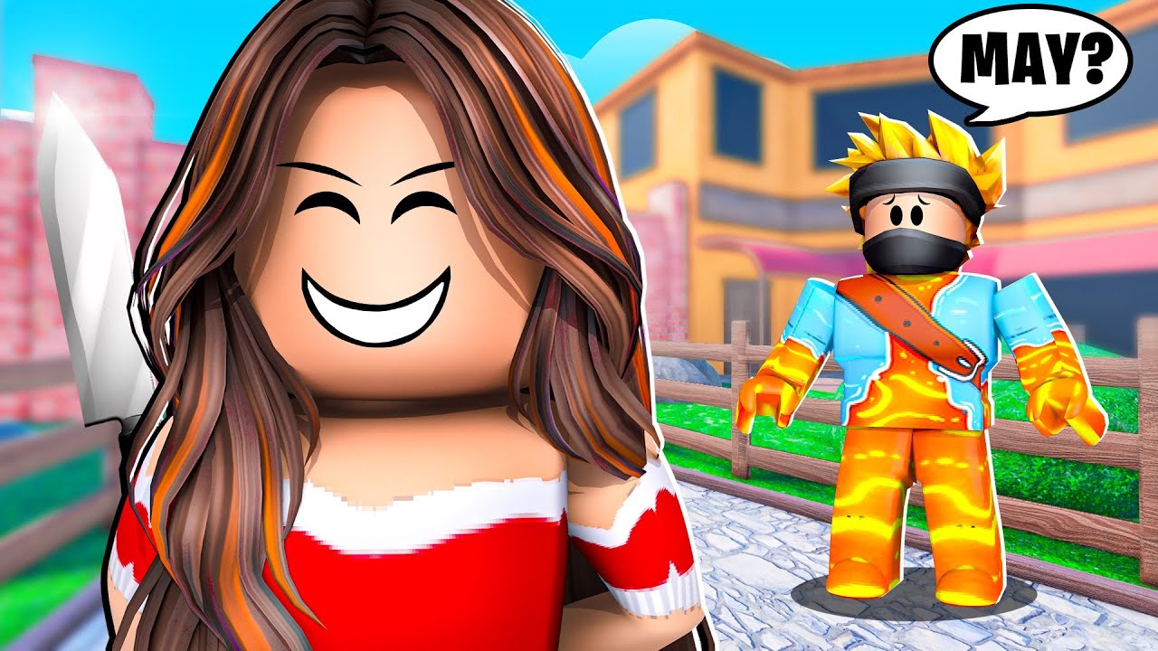 A MAY VIROU A ASSASSINA E ME CAÇOU NO MURDER MYSTERY NO ROBLOX