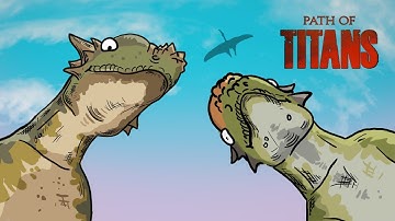 Pachy Duo On Official | Pachycephalosaurus gameplay | Path of titans