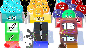 ⛹️ Jelly Run 2048 Game videos Gameplay Walkthrough Mobile Android, iOS All New Update level part 1