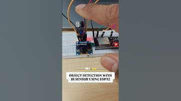 OBJECT DETECTION WITH IR SENSOR & OLED DISPLAY WITH ESP32💡#OBJECT #DETECTION #IR #elecsynergy