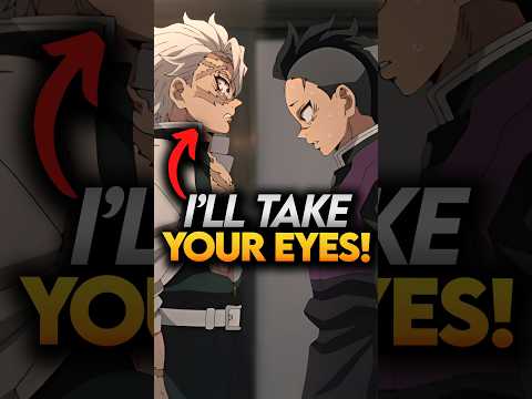 Why Sanemi tried to Blind Genya? Demon Slayer Explained #demonslayer #shorts