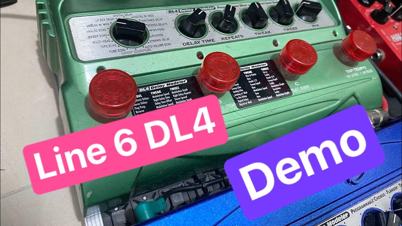 Line 6 DL4 Delay Modeler Demo - YouTube