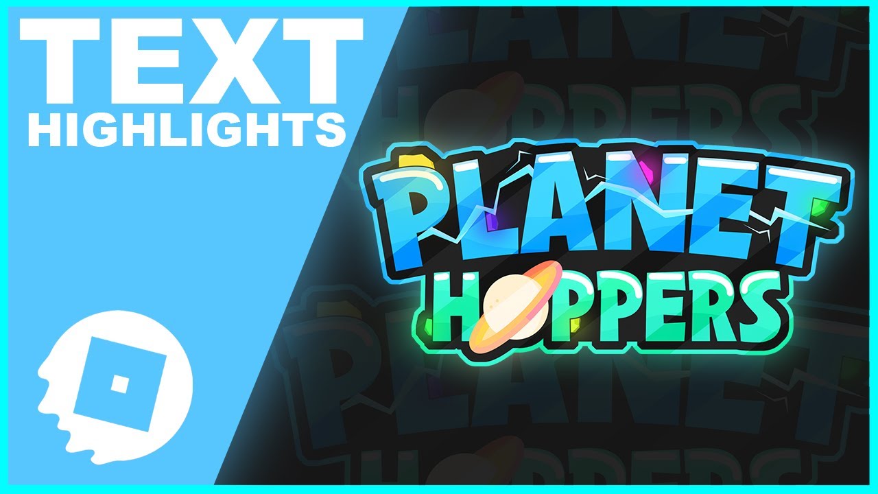 Roblox LOGO Tutorial - How to Make Text Highlights