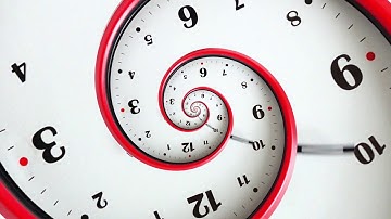 Spiral clock animation Free footage