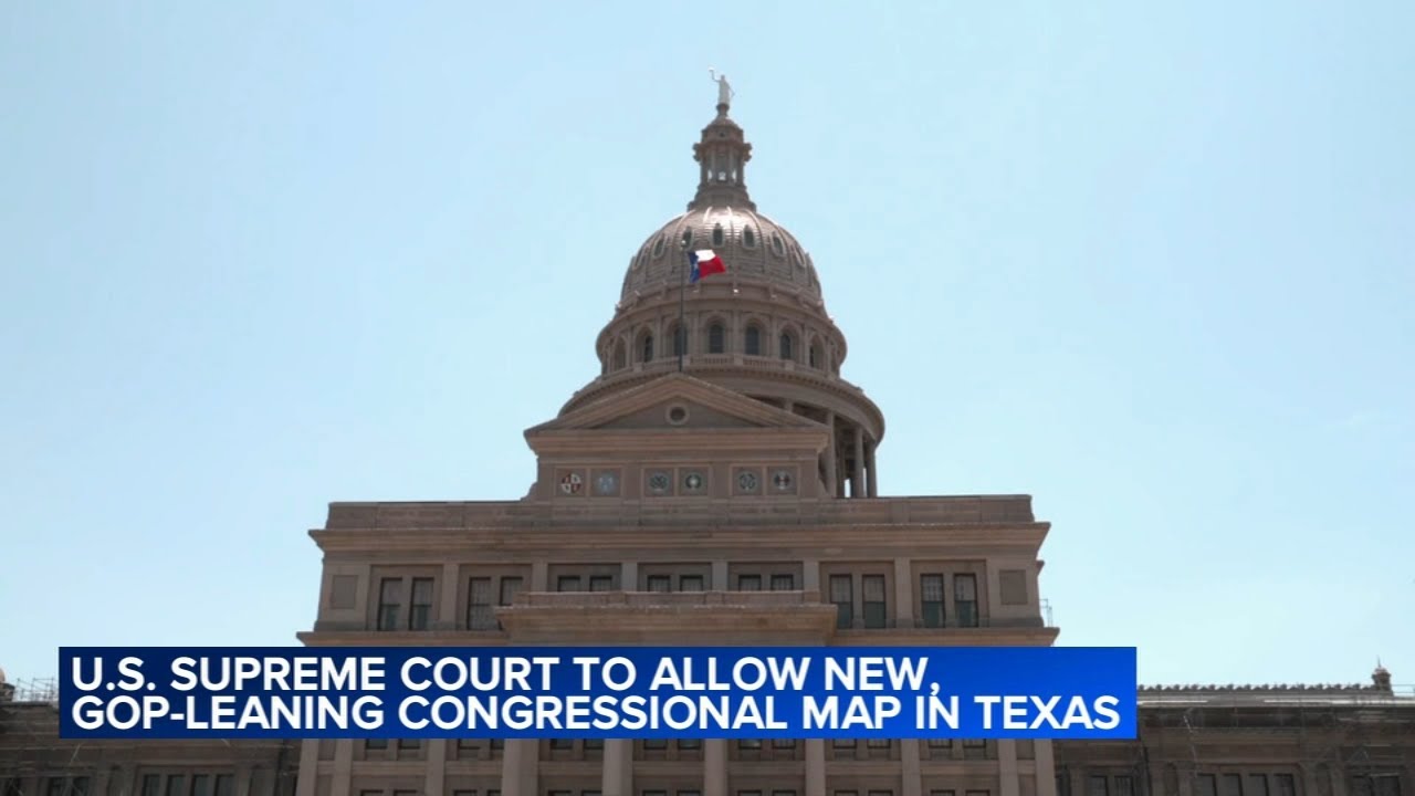 Supreme Court allows Texas to use a congressional map favorable to ...