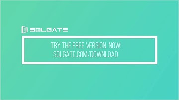 SQLGate Main Features (ENG)