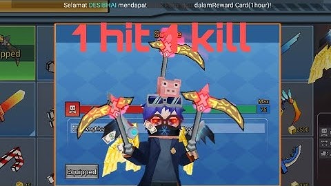 Power level max scythe in build and shoot - Blockman Go