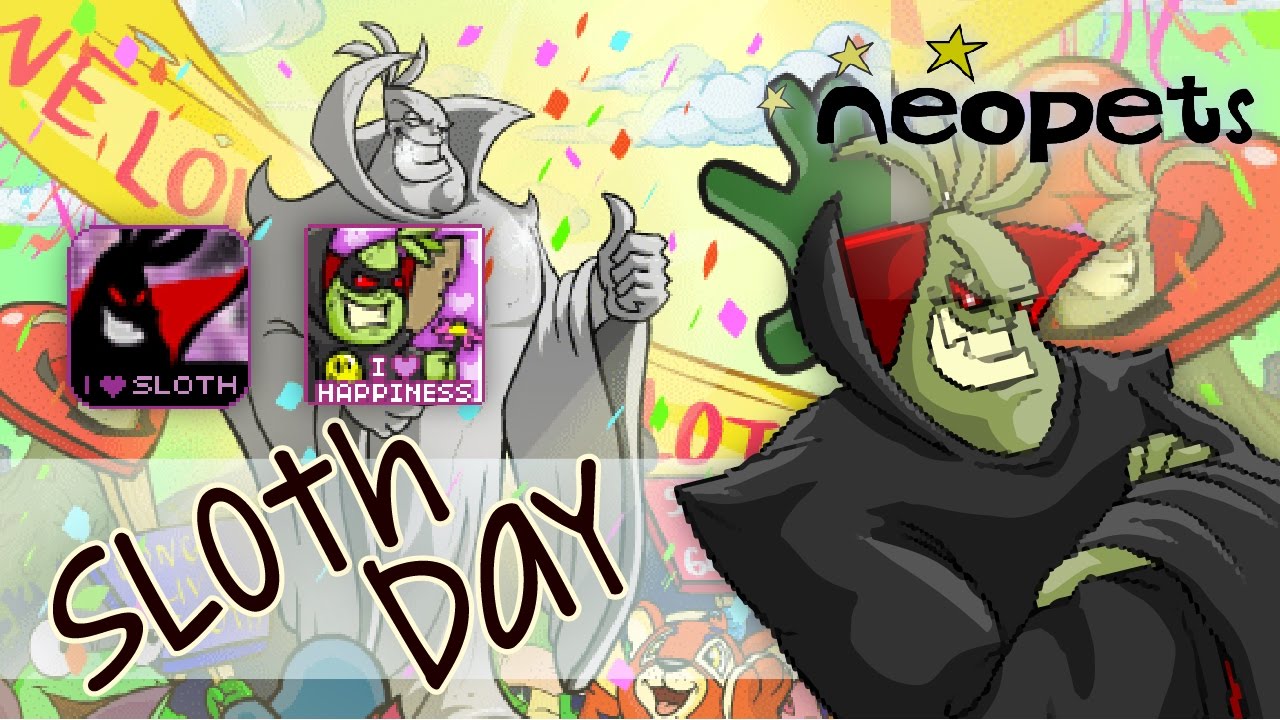 Neopets: Get Those Sloth Day Avatars